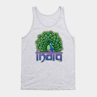 Peacock of India Tank Top